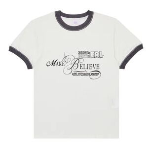 ERL‎ Unisex Make Believe T-Shirt Knit